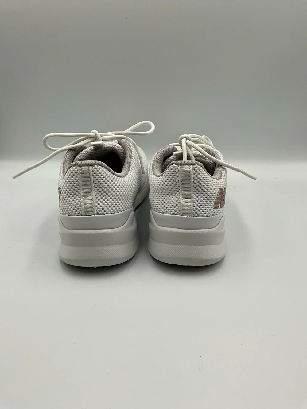 New Balance Sneakers Size 8D White with Beige Accents